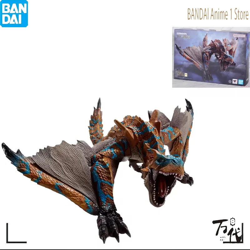 

BANDAI ORIGINAL GENUINE S.H.MONSTERARTS SHM MONSTER HUNTER TIGREX ANIME ACTION FIGURES ASSEMBLE MODEL COLLECTION TOYS GIFT