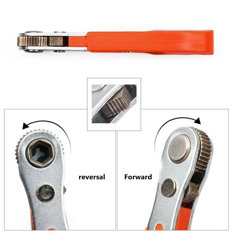 Hexagon Torx Ratchet Spanner Quick Release Tool Socket Driver Allen Key Wrench Screwdriver Repair Tool