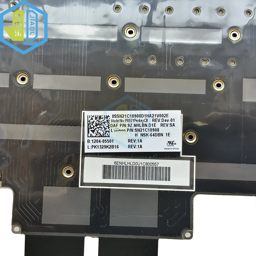 جديد الولايات المتحدة SP TR LA IT HB GR الخلفية محمول استبدال لوحة المفاتيح لينوفو Y750-15ZMH Legion S7-15ACH6 7-15imhg05 لوحة دارات مطبوعة #6