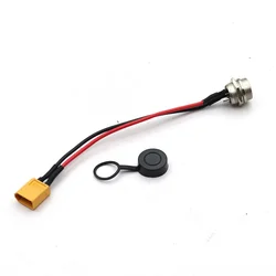 Universal 3 Pin Charging Port Cable for KUGOO M4 Pro Electric Scooter Dustproof Flexible XT-60 Male Plug Connector