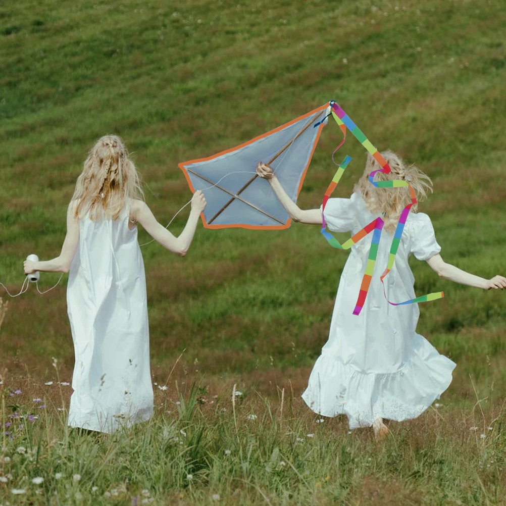 Cerf-volant de noël pour enfants, jouets d'extérieur pour enfants, peinture interactive en tissu, 4 pièces