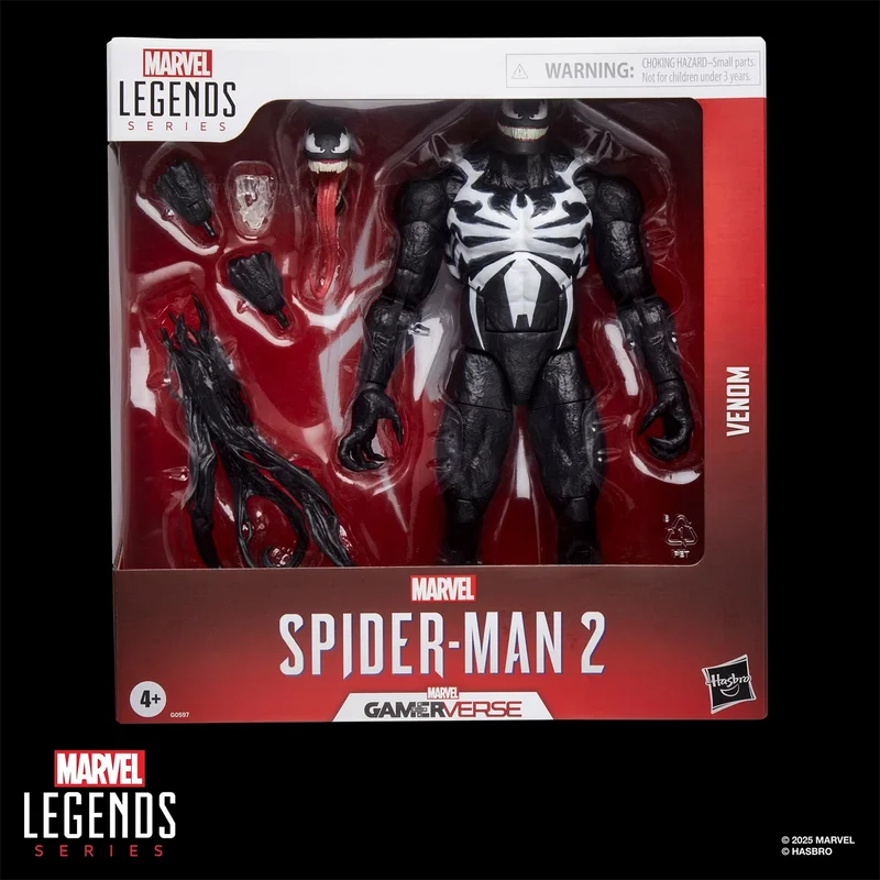 En Stock, Muñeco de Acción de 10 Pulgadas de Venom, Versión del Juego de Hasbro Marvel Spider-Man, Regalo de Cumpleaños