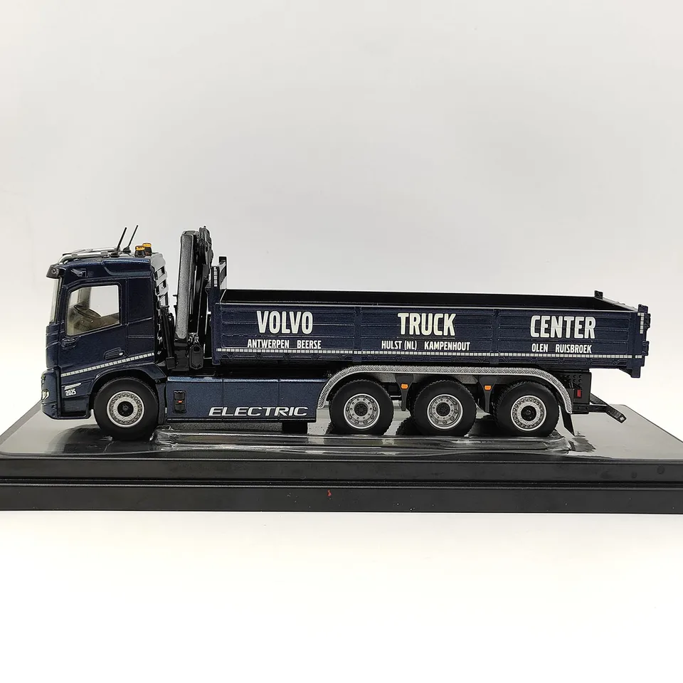 No83 ミニカー1/50 VOLVO FH4 Axle Ballasted Diecast 1:50 Scale Volvo TRUCKS BELGIUM FMX 8x4 Alloy Car Model