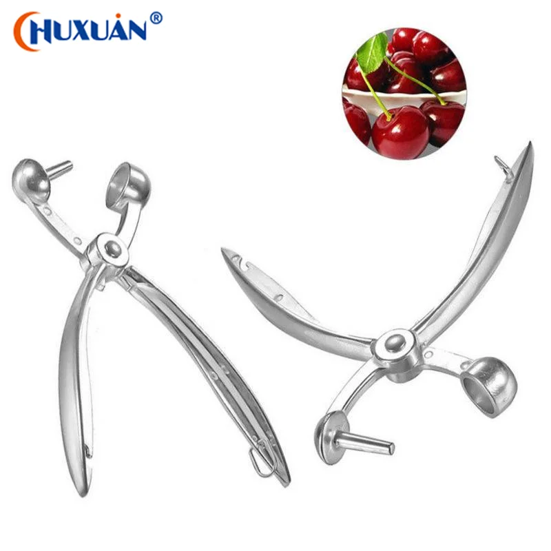 Q Cherry Fruit Kitchen Pitter Remover Olive Corer Remove Pit Tool Seed Gadge Fruit and Vegetable Kitchen Tools Nutcracker