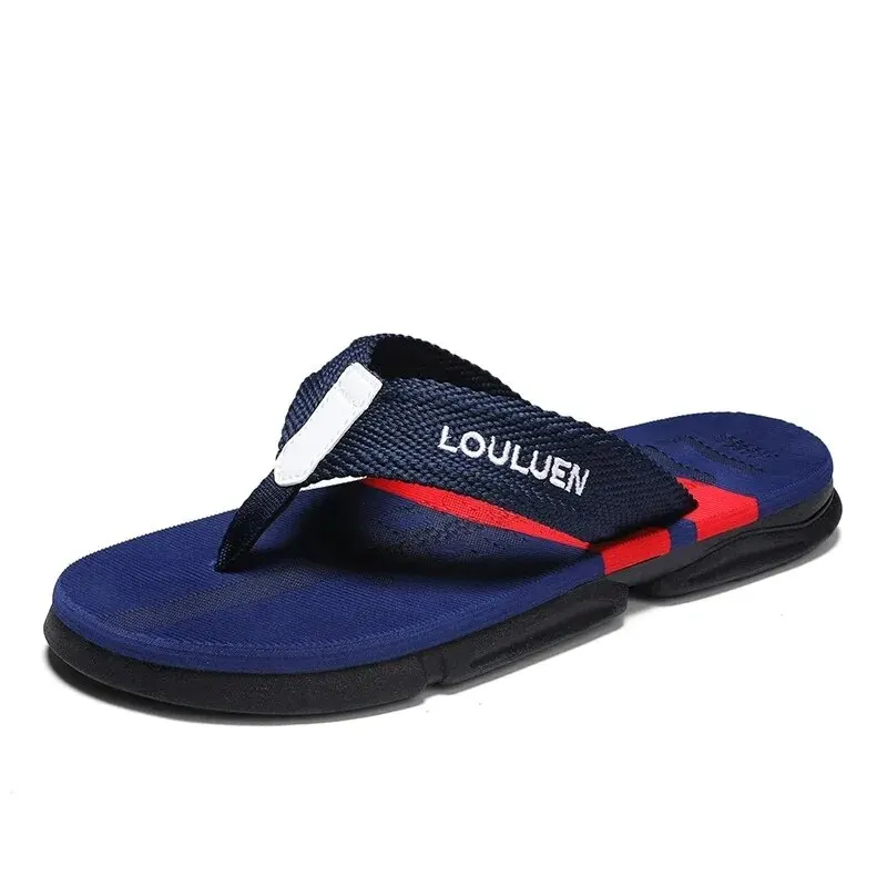 High Quality Fashion Men Flip Flops Summer Beach Flip Flops Men Casual Breathable Antiskid Beach Slippers Men Summer Outdoor