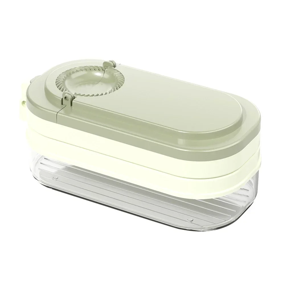 

1pc Multifunction Dumpling Maker Press Dough Skin Molder Dumplings Storage Box 26.1x16.9x10.5cm Plastics Kitchen Tools
