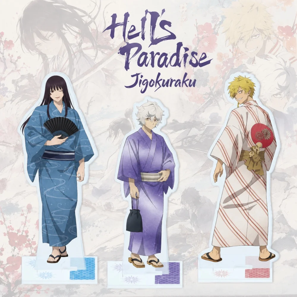 Jigokuraku Hell's Paradise Toma - Soporte Acrílico para Llavero, Figura de Anime, Decoración de Escritorio, Accesorios Kawaii para Itabag, Regalo para Fans Otaku