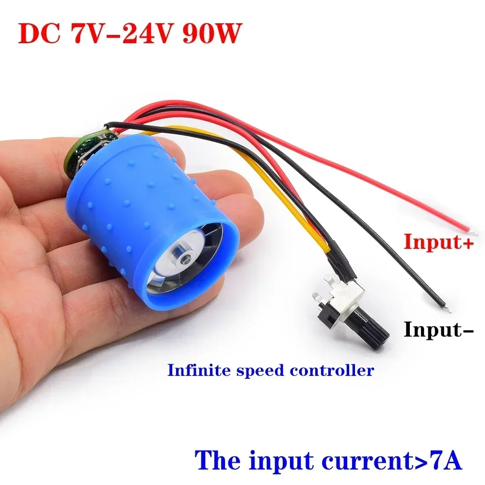 DC 12V /24V 100000RPM/120000RPM Ultra-high Speed BLDC 3-Phase Brushless Motor Ducted Fan with driver Speed Controller