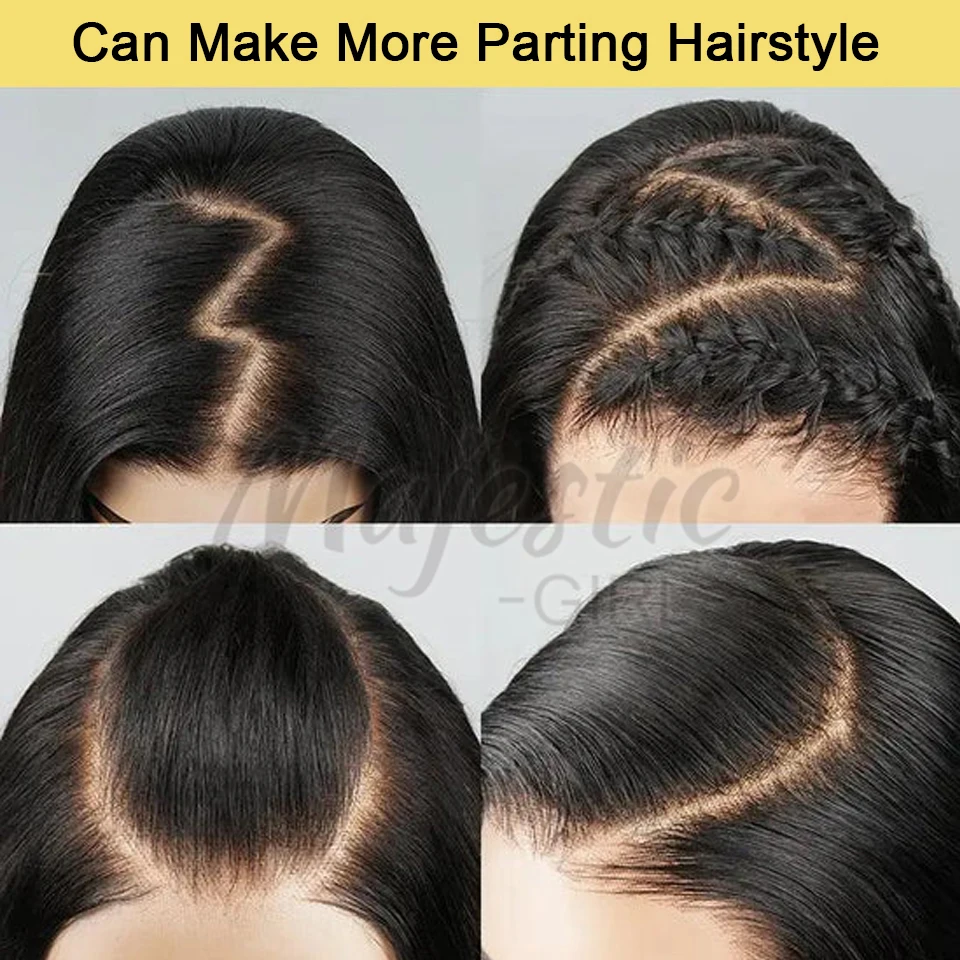 قصيرة بوب شعر مستعار 13x6 HD الدانتيل أمامي خصلات الشعر المستعار الإنسان 230 الكثافة مستقيم البرازيلي 100% باروكة من شعر طبيعي 7x5 شعر مستعار بدون صمغ للنساء