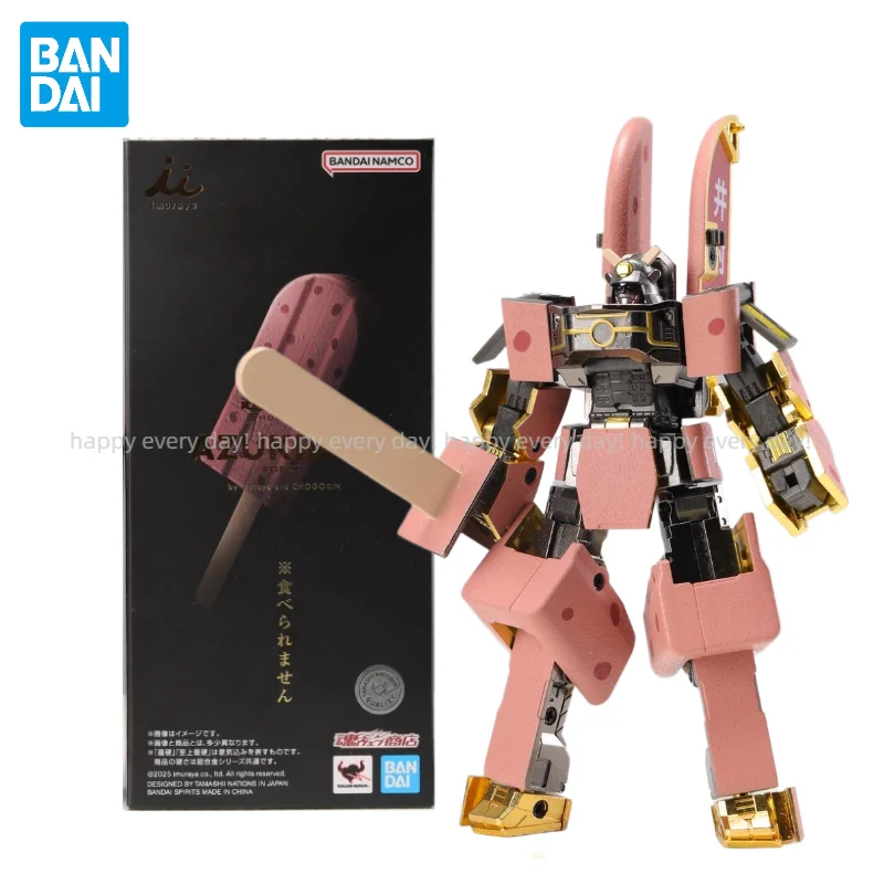 

100% Genuine Bandai PB Super Alloy Imura House Imura Yizu Red Bean Popsicle Robot Deformation Robot Collection Toy for Kids
