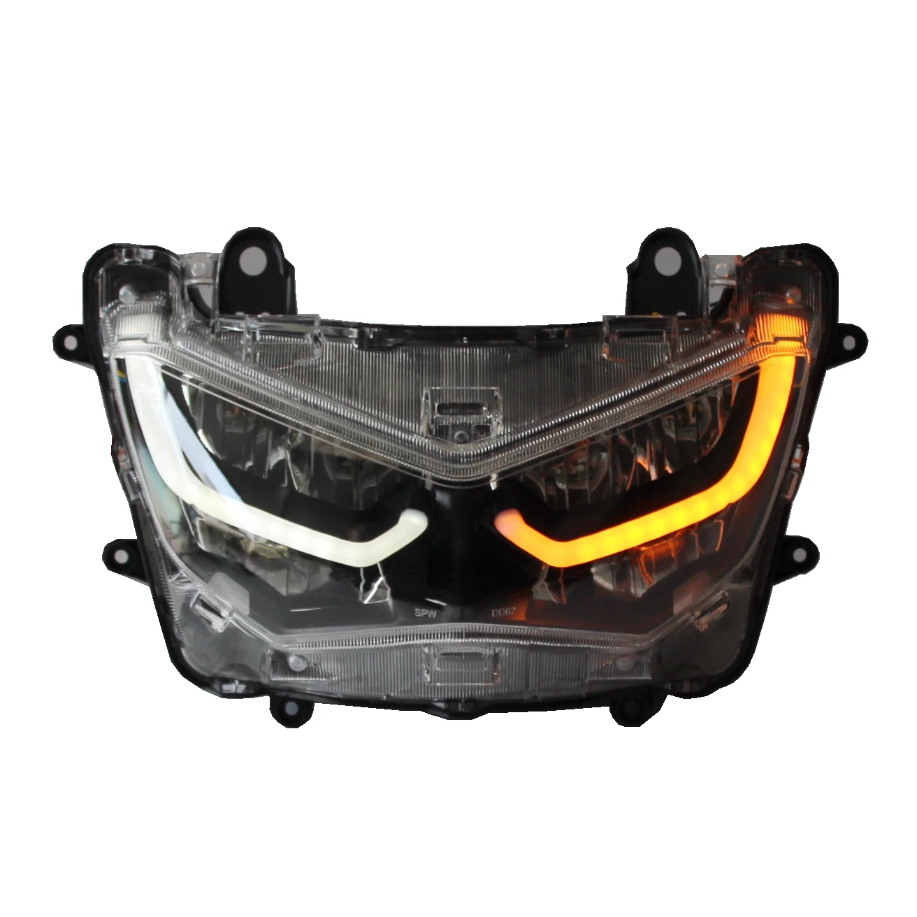 Nmax V2 2020 2024 New Custom Lazy Eye Design Yamah Motorcycle Light Emitting Diode Headlamp