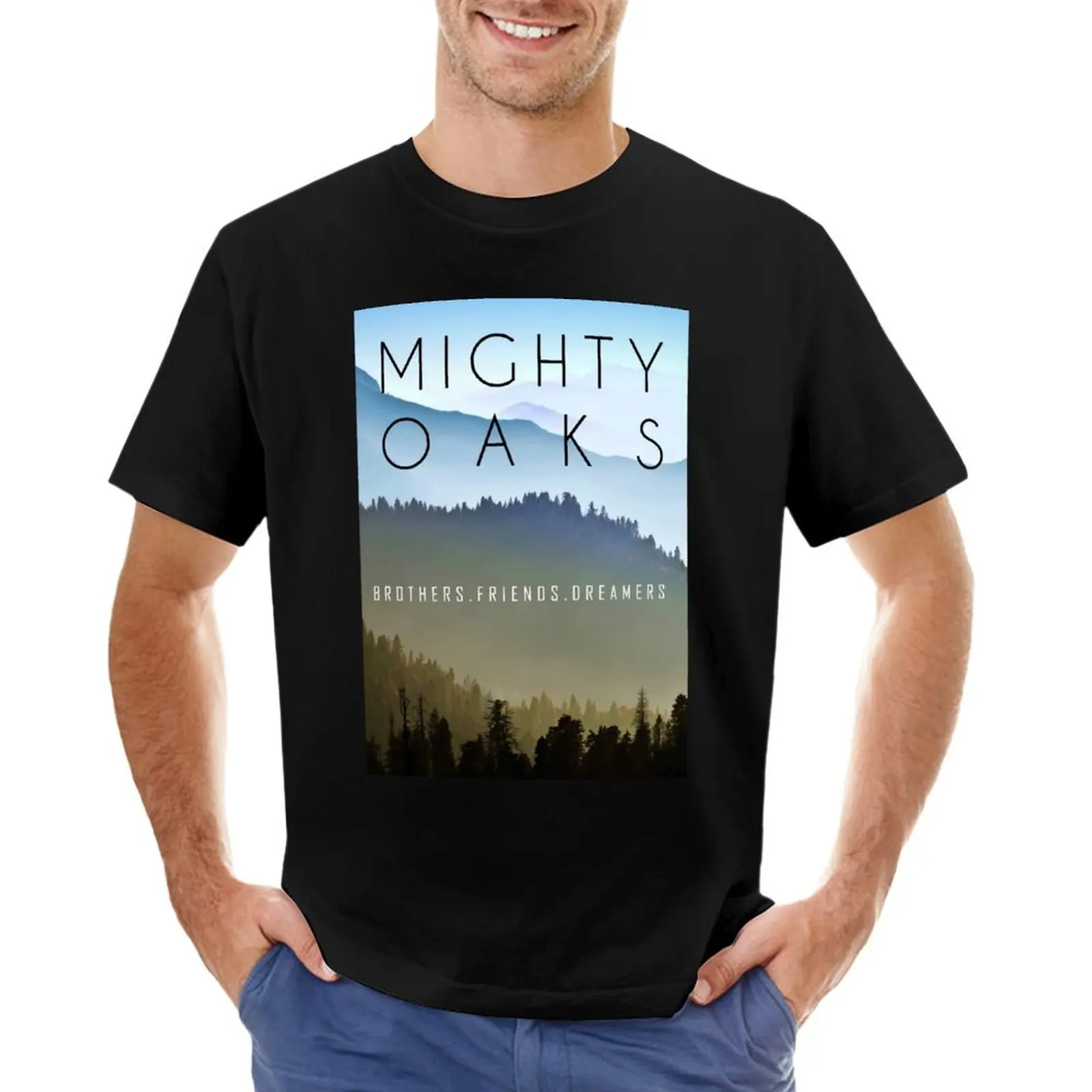 MIGHTY OAKS - woods T-Shirt aesthetic clothes new edition sweat cotton graphic tees luxury clothes men