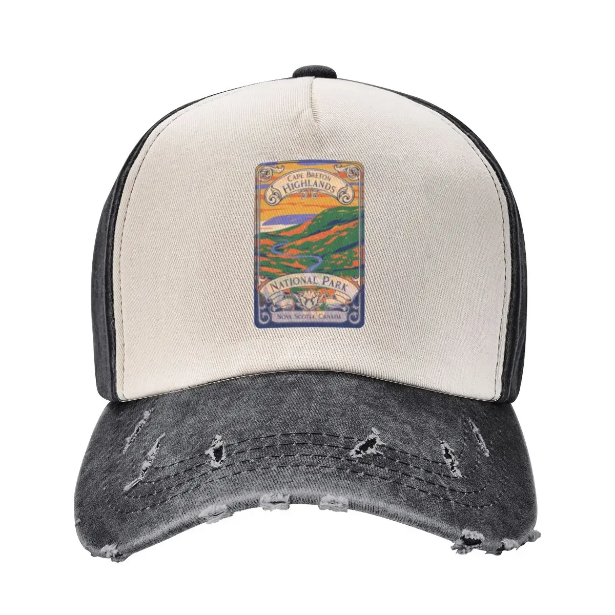 

Cape Breton Highlands National Park Canada Vintage Baseball Cap Hat Beach golf hat genuine winter hats for men For Men Women's