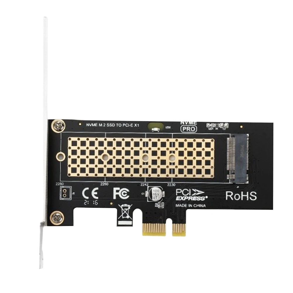 

M.2 NVME SSD To PCIe 3.0 X1 Adapter Card 8Gbps SSD PCIE X1 Expansion Card M Key M.2 NVME To PCIe 3.0 X1 Adapter for PC Desktop