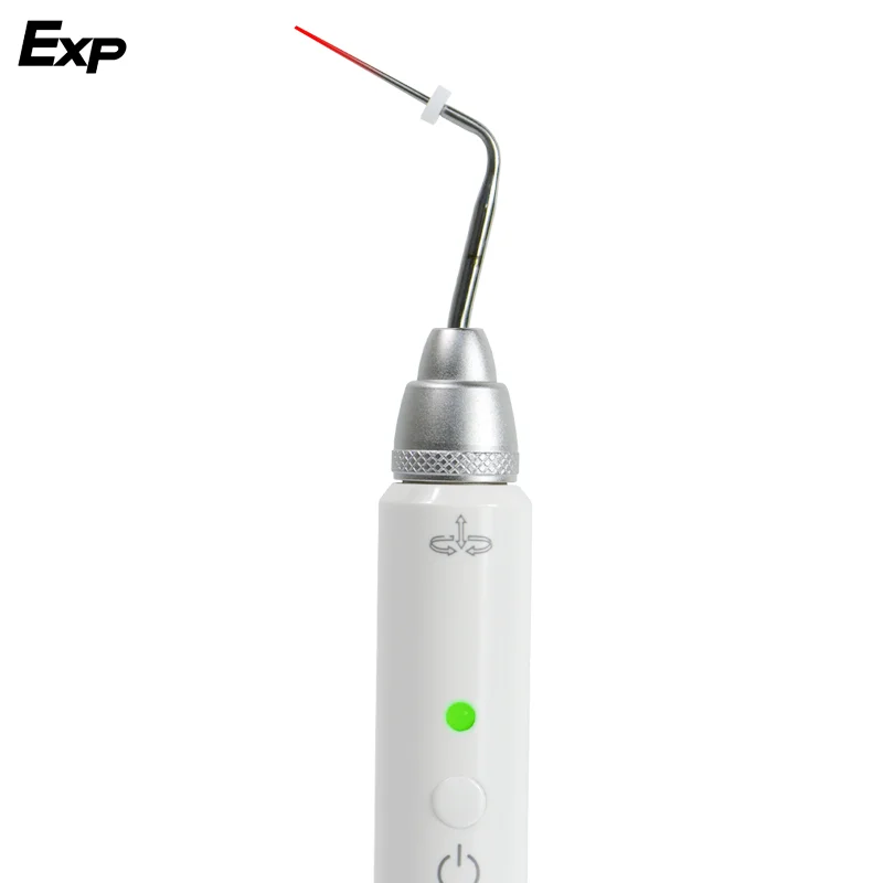 EXP DENTAL Dental Cordless Wireless Gutta Percha Obturation System Endo Electric Heated Pen with 2 Tips Dentistry Tool