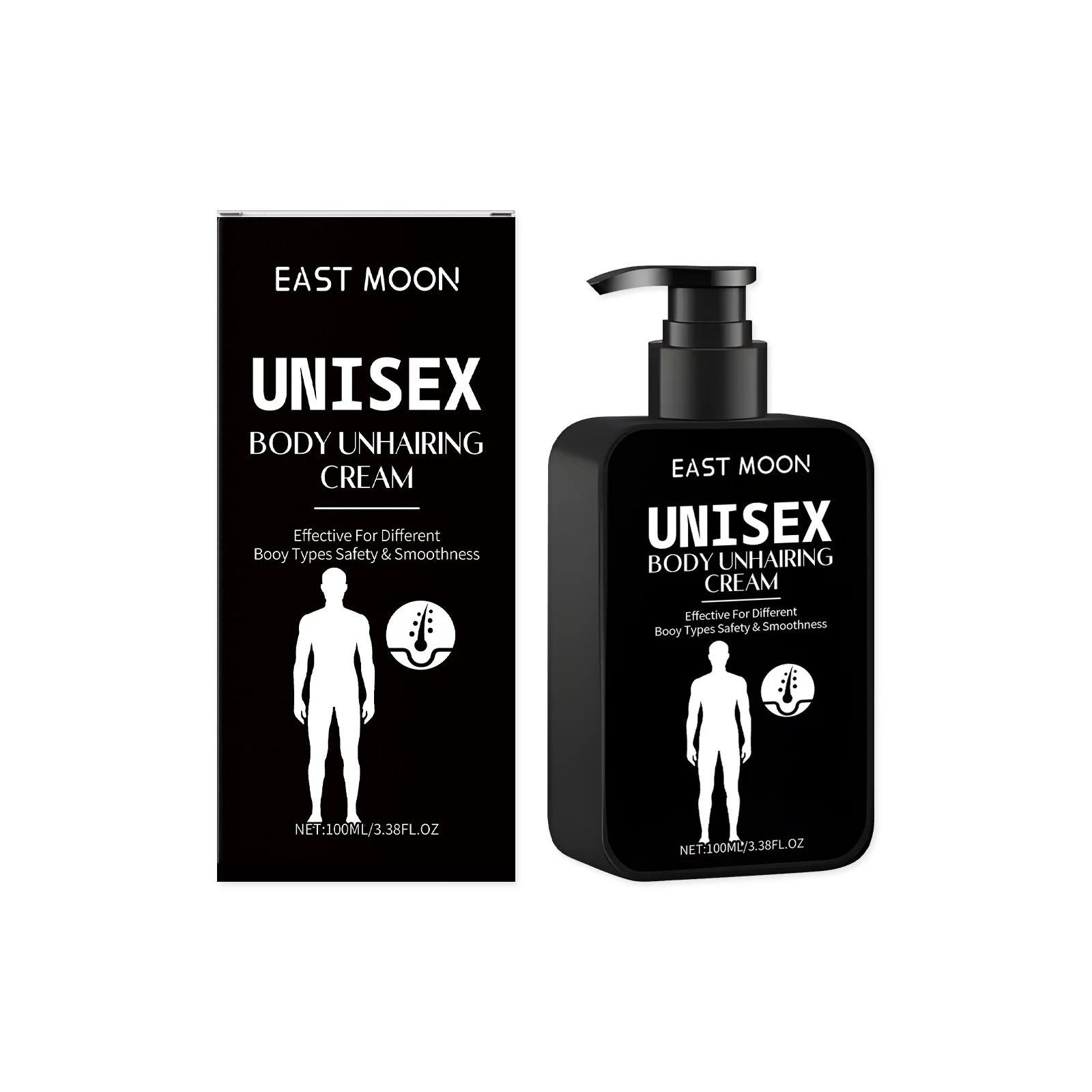 East Moon Gentle Body Hair Removal Cream Permanent Growth Inhibitor Non Irritate Intimate Area Painless Underarm Hair Remove Wax