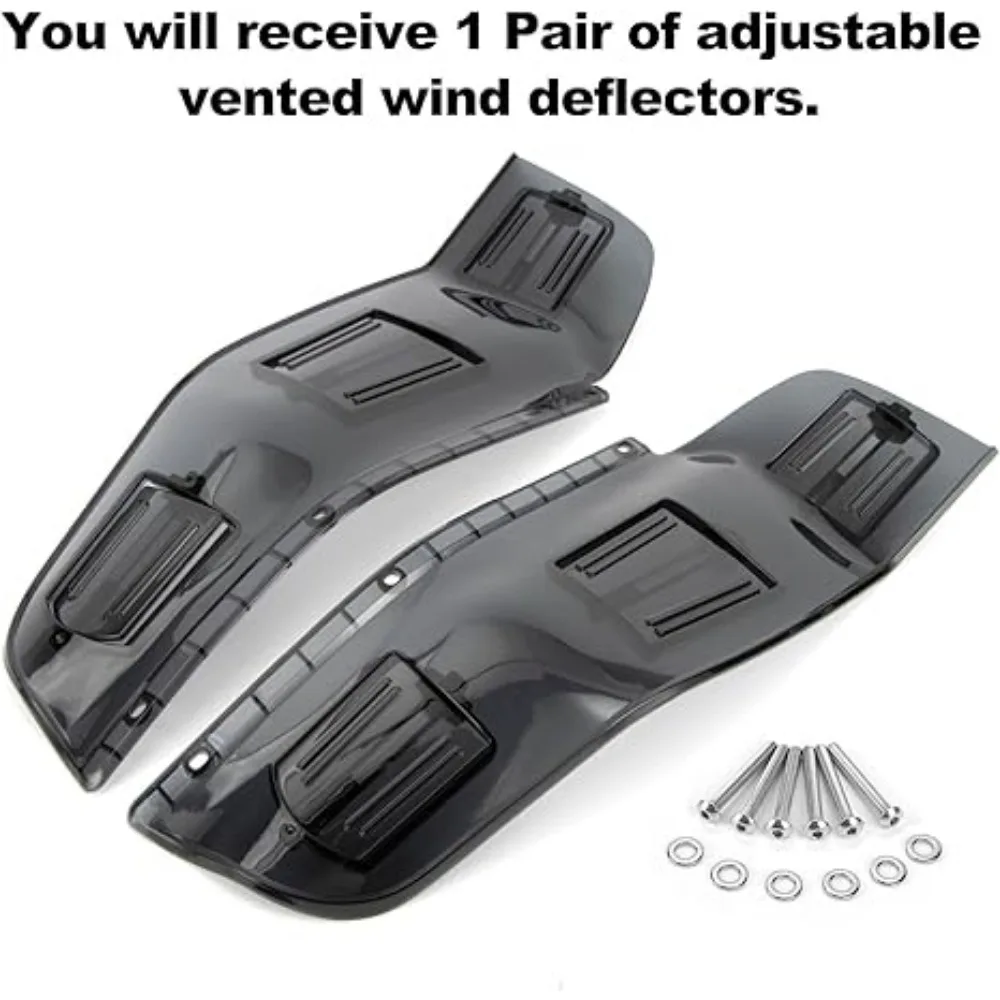 New Motorcycle Adjustable Windshield Wind Deflector for Honda  Goldwing GL1800 F6B 2001-2017 Side Spoilers Wing Air Guard