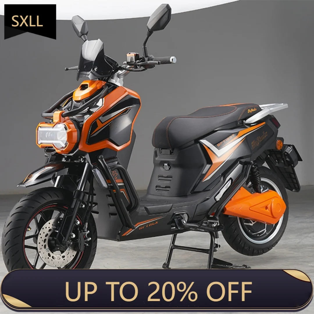 

Высококачественный гоночный электромотоцикл SXLL 60В/72В 1500Вт с интеллектуальным задним мотор-колесом, запасом хода 50 км, амортизационной вилкой и стальной рамой