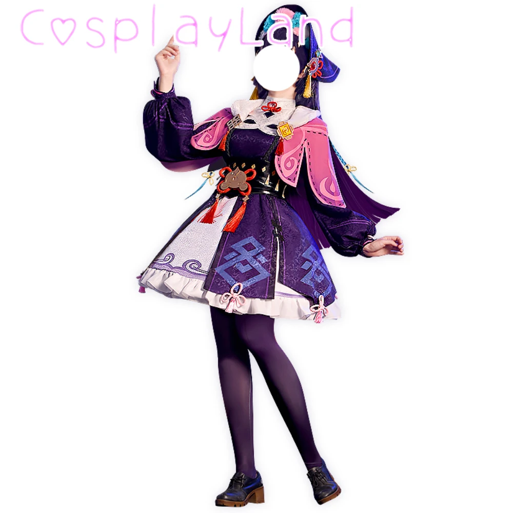 Game Genshin Impact YunJin Cosplay Costume Chinese Opera Outfit Yun Jin Lolita Dress Women Party Role Play Clothing Suit