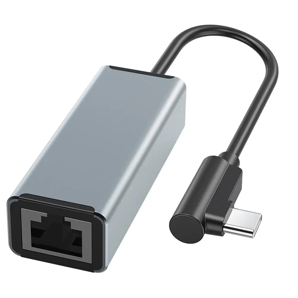 Adattatore di rete da tipo c a RJ45 convertitore Ethernet Usb C per accessori per Laptop Macbook per Computer Mobile