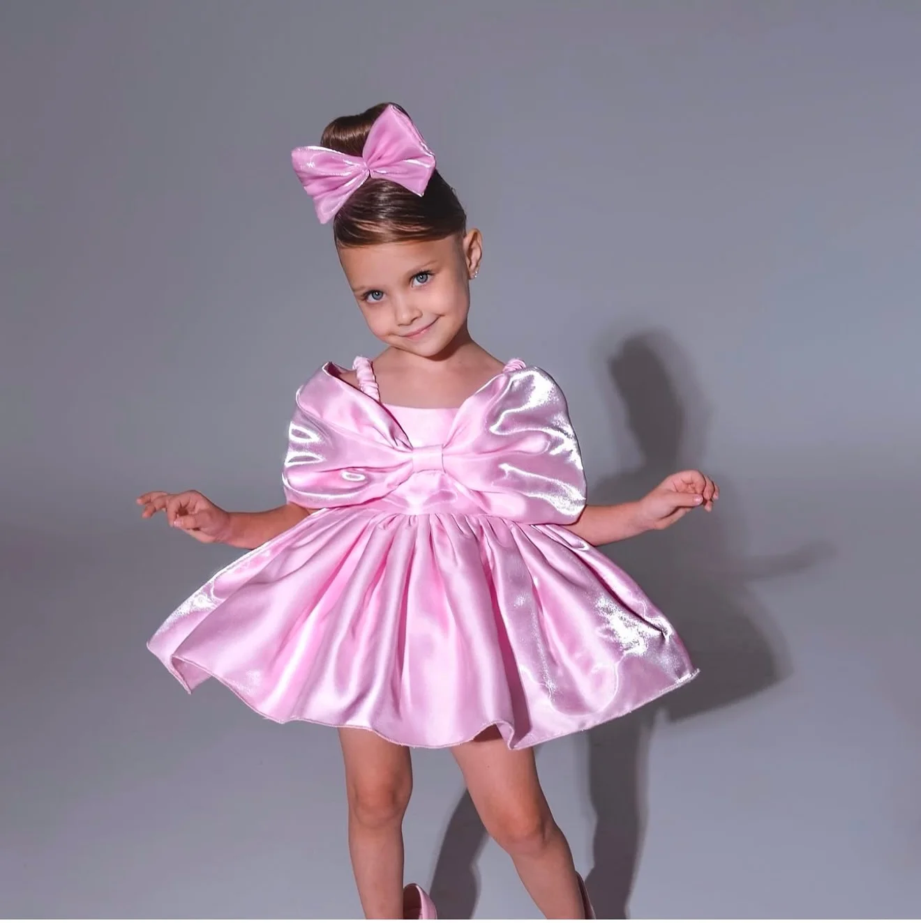 robe-de-demoiselle-d'honneur-en-organza-rose-personnalisable-simple-pour-filles-robe-de-fete-courte-et-bouffante-robes-de-bal-pour-tout-petits-bretelles-spaghetti