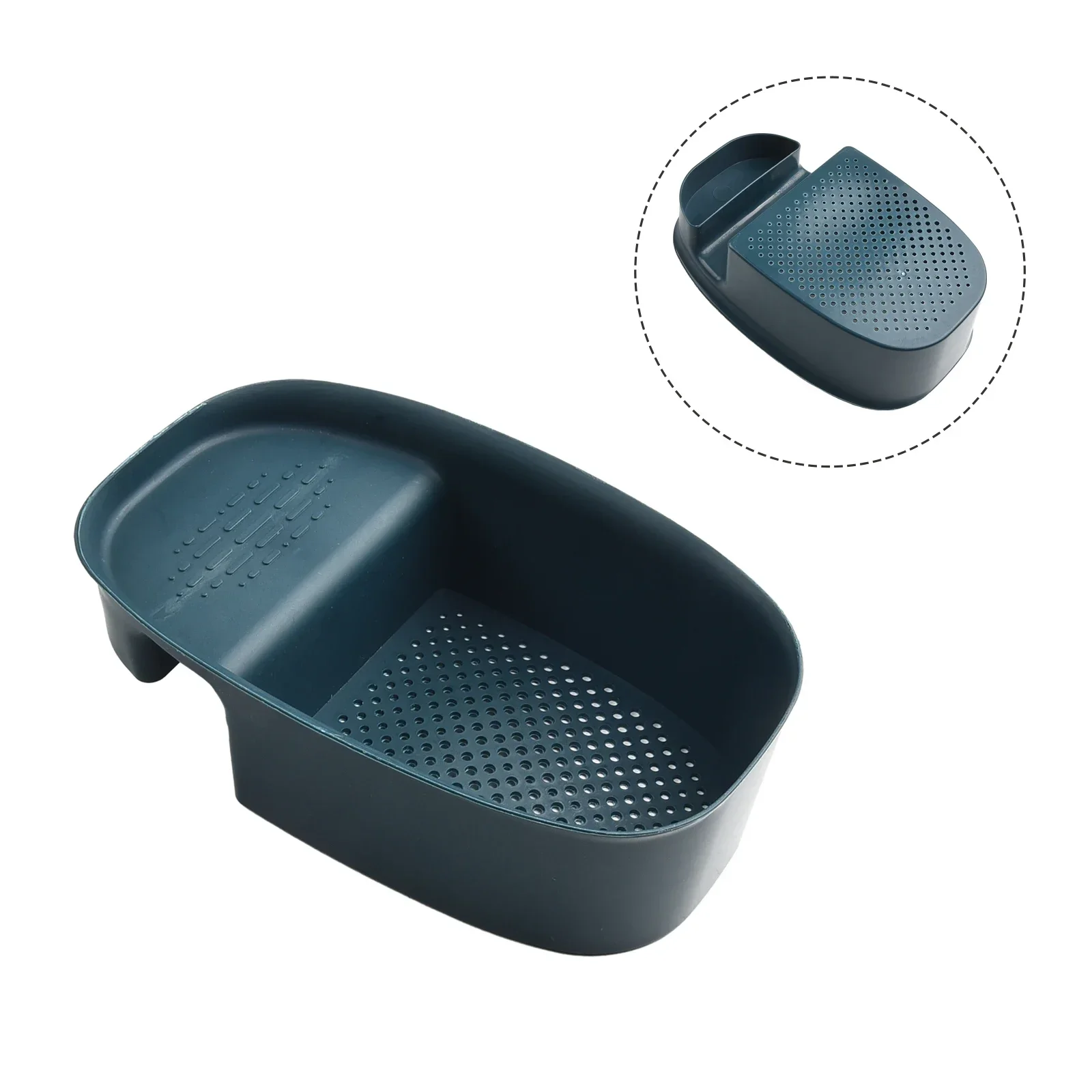 Sink Strainer Drain Basket Kitchen Waste Drainer Sponge Rack Storage Tool Basket Sink Drainer Strainer Basket Rack Kitchen Tools