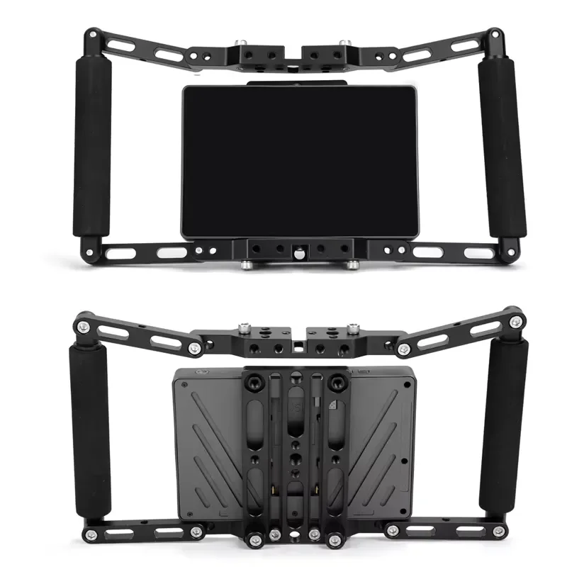 2026 New, High Quality, Universal Smartphone Video Cage with Cold Shoe Mounts for Drill Stabilizer Live Streaming Mobile