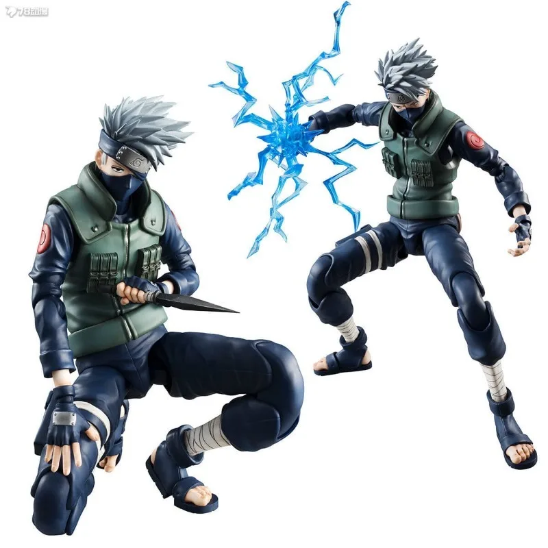 Mega House Original VARIABLE ACTION HEROES Series DX Flag Wood Kakashi Fertigproduktmodell Exquisite Toy Collectibles