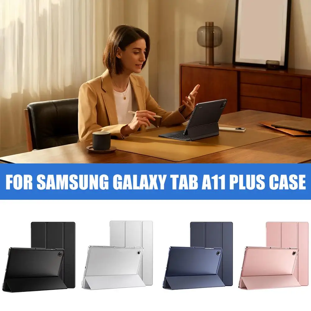 

Magnetic Case for Samsung Galaxy Tab Shell A11 Plus,Multi-Viewing Angles,Folio Stand Cover With Auto Sleep Wake Feature Q0B7