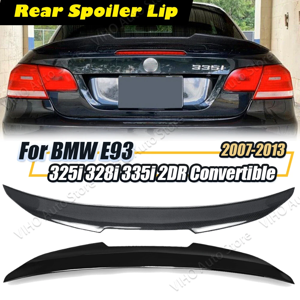 

For BMW E93 325i 328i 335i CONVERTIBLE 2007-2013 PSM Style Car Rear Spoiler Wing Trunk Lip Tail Trunk Roof Spoiler Body Kits