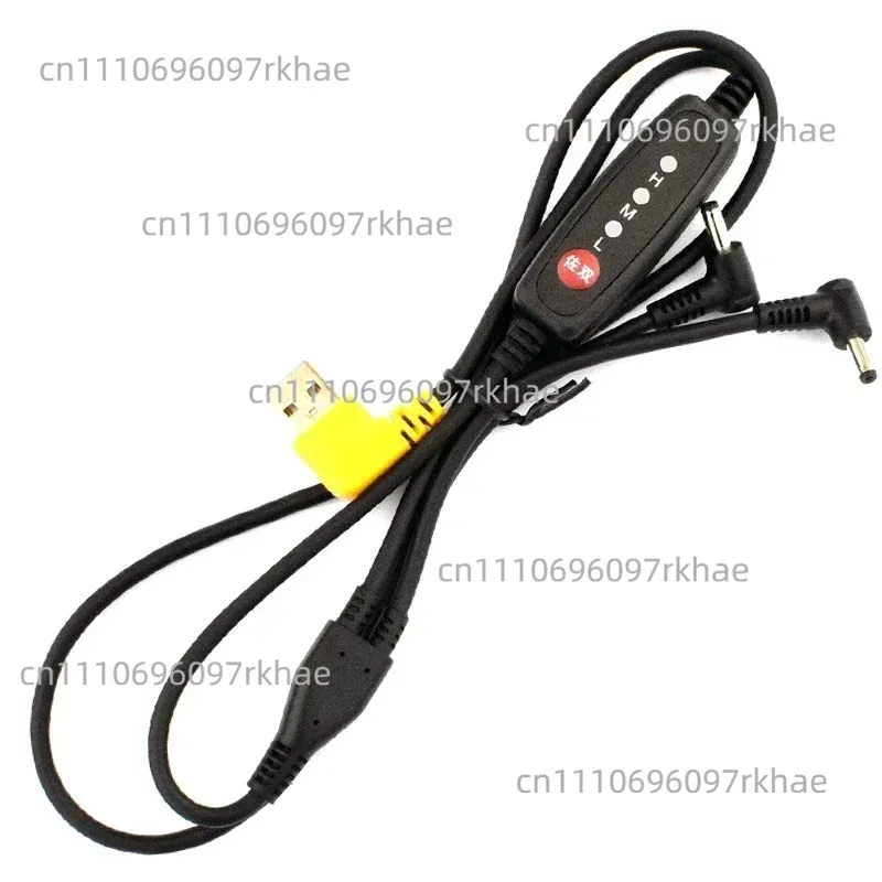 5V/12V three line connection cable for summer cooling air conditioning clothing fan clothes accessories USB adjusting gear line