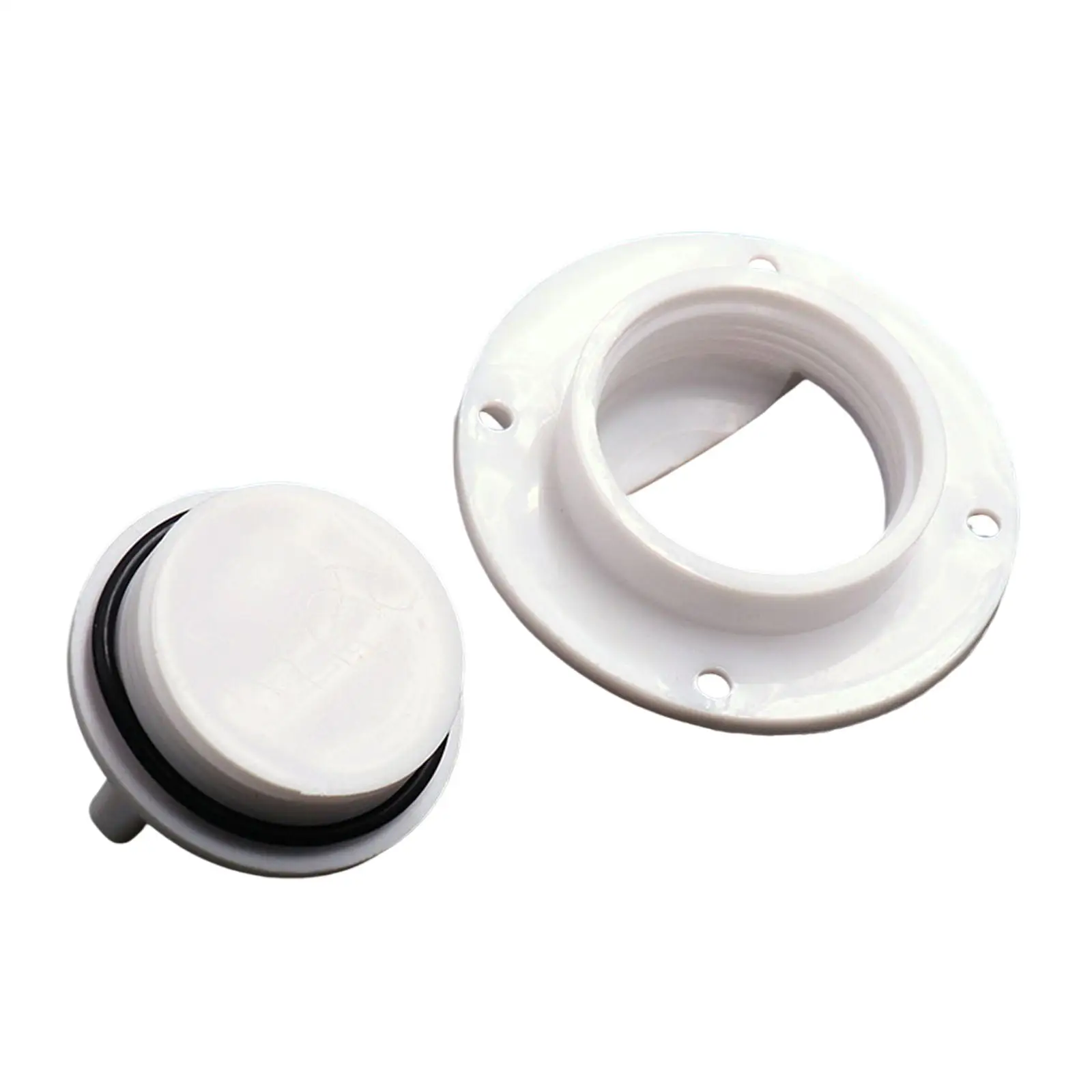 Durable Boat Plug Screw Cap Drainage Hardware Replacement Accessories Deck Drain Outlet Valves Boat Drain Scupper for Beams Boat