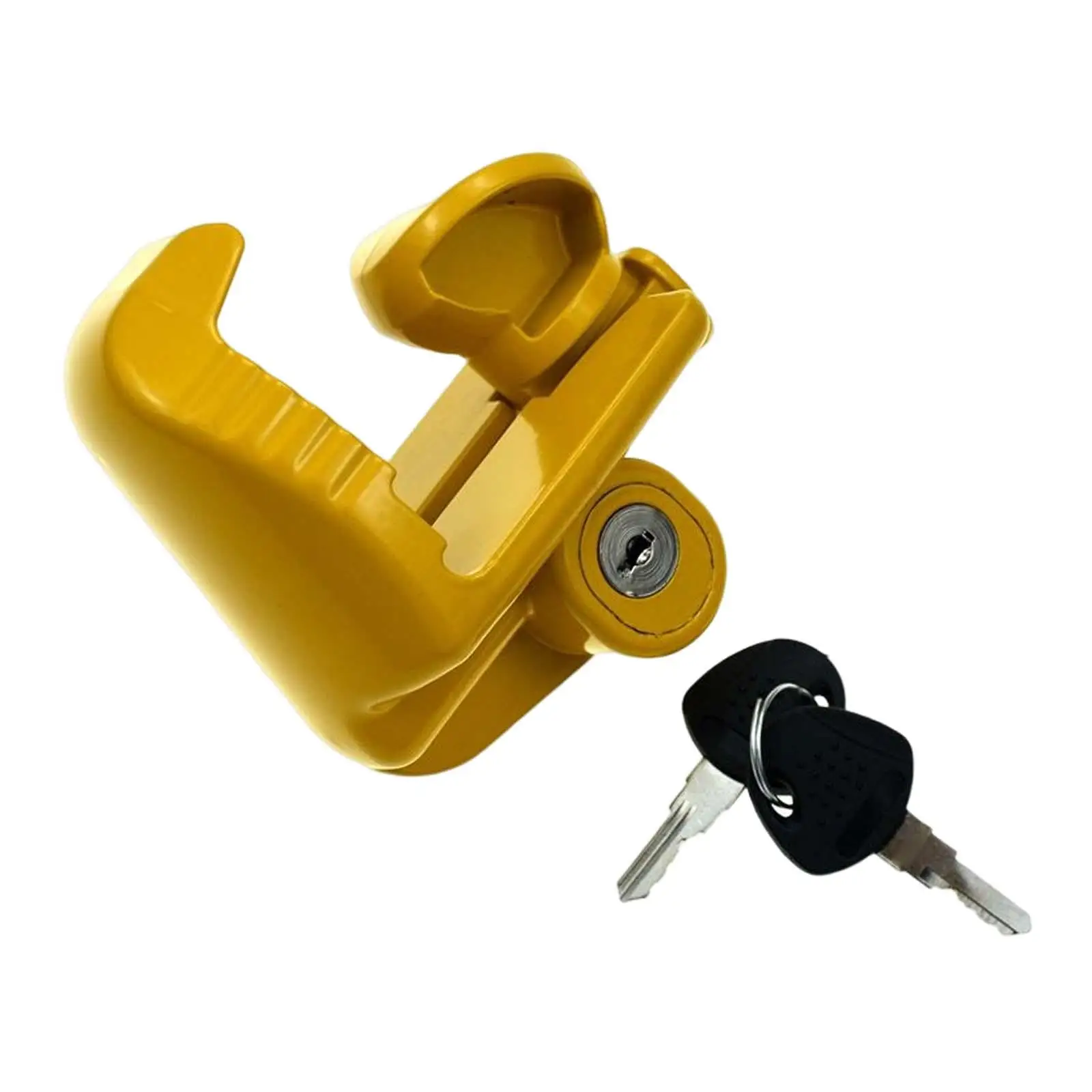 Coupler Lock Universal Spare Parts Yellow Security Anti Lock Portable Heavy Duty lock