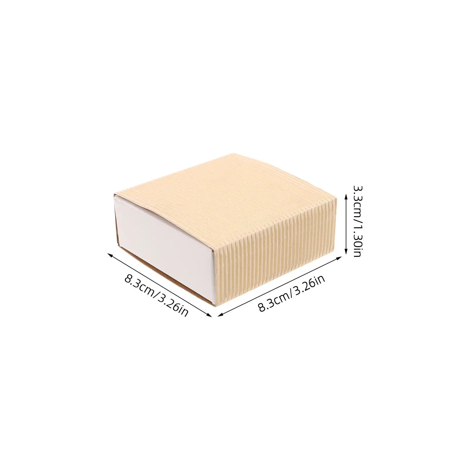 6pcs Firewood Storage Boxes – Compact White Paper Match Holders for Party, Wedding & Holiday Events