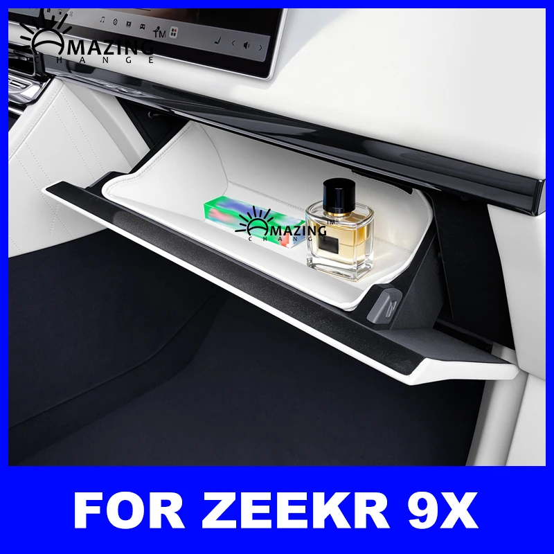 zeekr-9x-2025年式車用助手席収納ボックス、助手席グローブコンパートメント収納マット