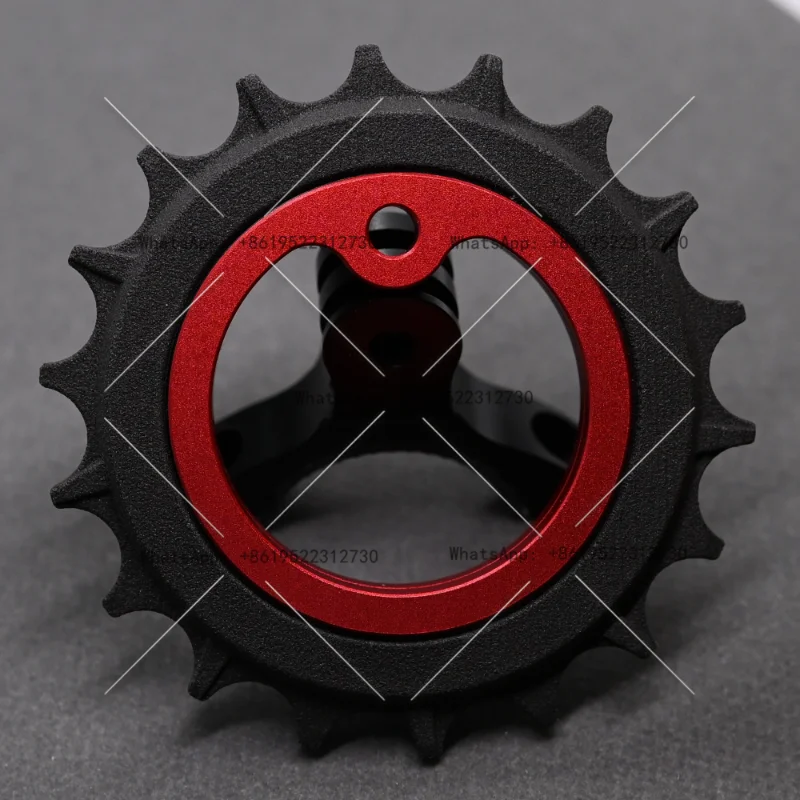 Bicycle back dial hollow eccentric large guide wheel DIY R80/70/81/71/91/92 series 18T