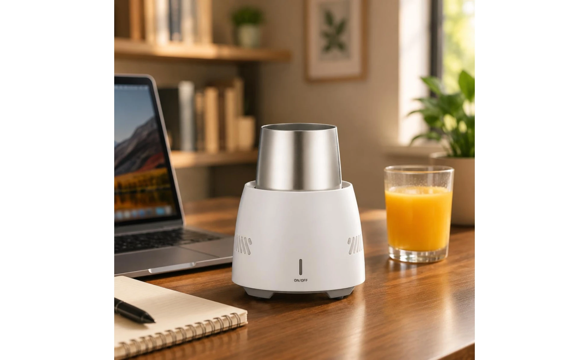 Semiconductor Cup Cooler Quick Chill Desktop Drink Chiller Desktop Beverage Chiller Quiet Operation