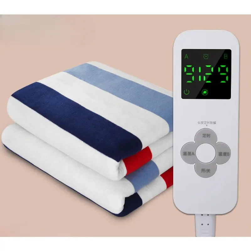 

Electric blanket for single person student dormitories double person dual control temperature regulation household use