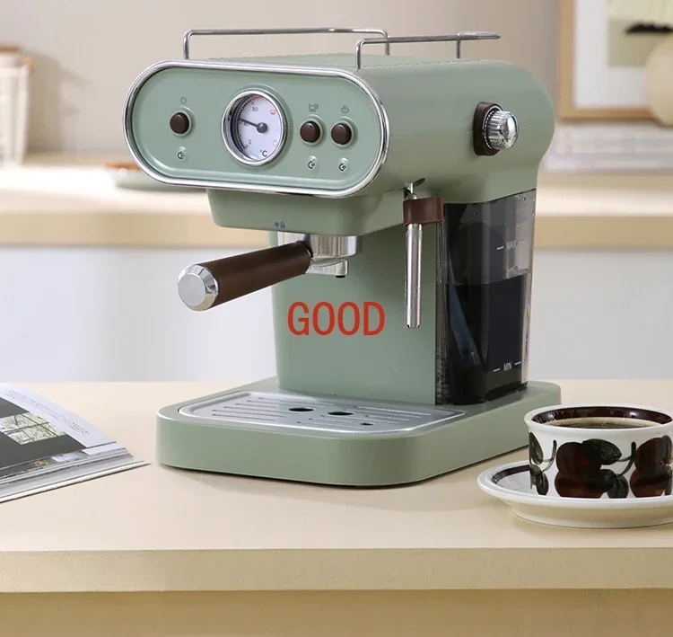 Fully semi-automatic italian coffee machine household all-in-one steam type small concentrated milk foaming machine