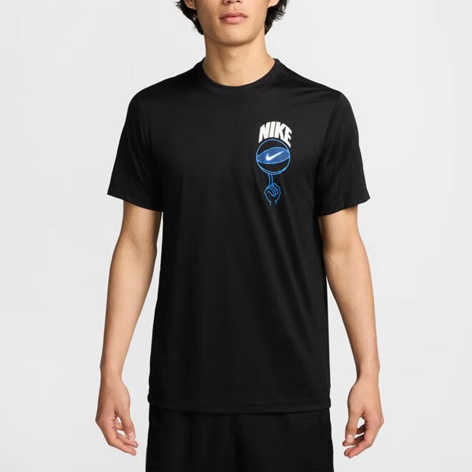 

Nike Authentic DRI-FIT Men's Breathable Round Neck Basketball Sports T-Shirt FZ8098-010
