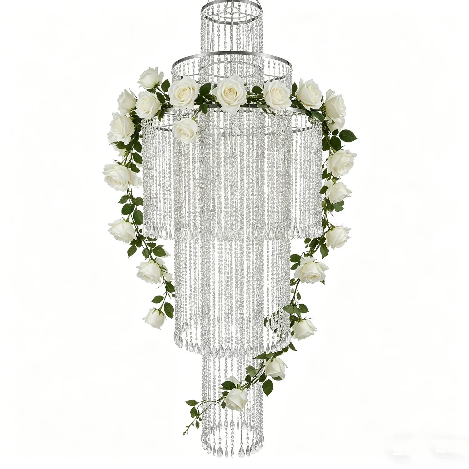 Without Bulb Event Ceiling Light Decorative Props Hot Sale Round Wedding Party Chandelier