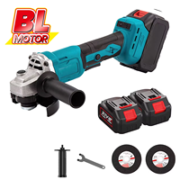 1000W 125MM Brushless Cordless Electric Angle Grinder 3 Speed Cutting Machine DIY Woodworking Power Tools For Makita 18V Battery