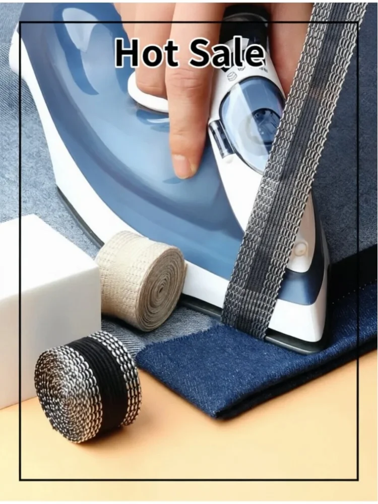 Selbstklebendes Hosenrand-Klebeband, aufbügelbares Reparaturband für Hosen und Jeans zum Selbermachen und Nähen von Stoffen