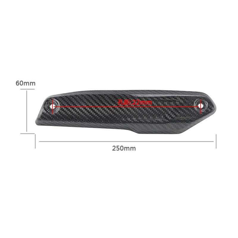 Motorcycle Exhaust Modified Muffler Escape Carbon Fiber Anti ScaldingBoard for F900 F900R F900XR