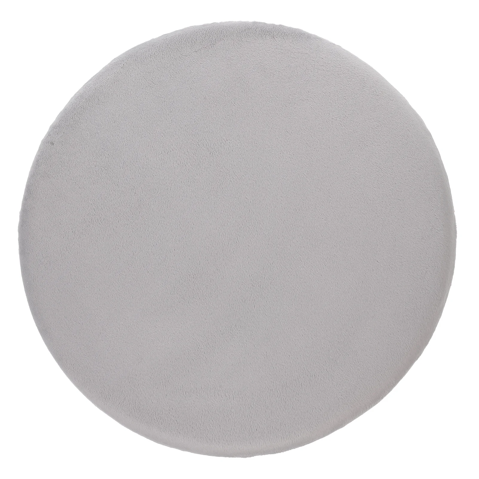 

Memory Foam Bar Stool Seat Cover Round Chair Pad Repair Kit for Pub Canteen Grey Polyester
