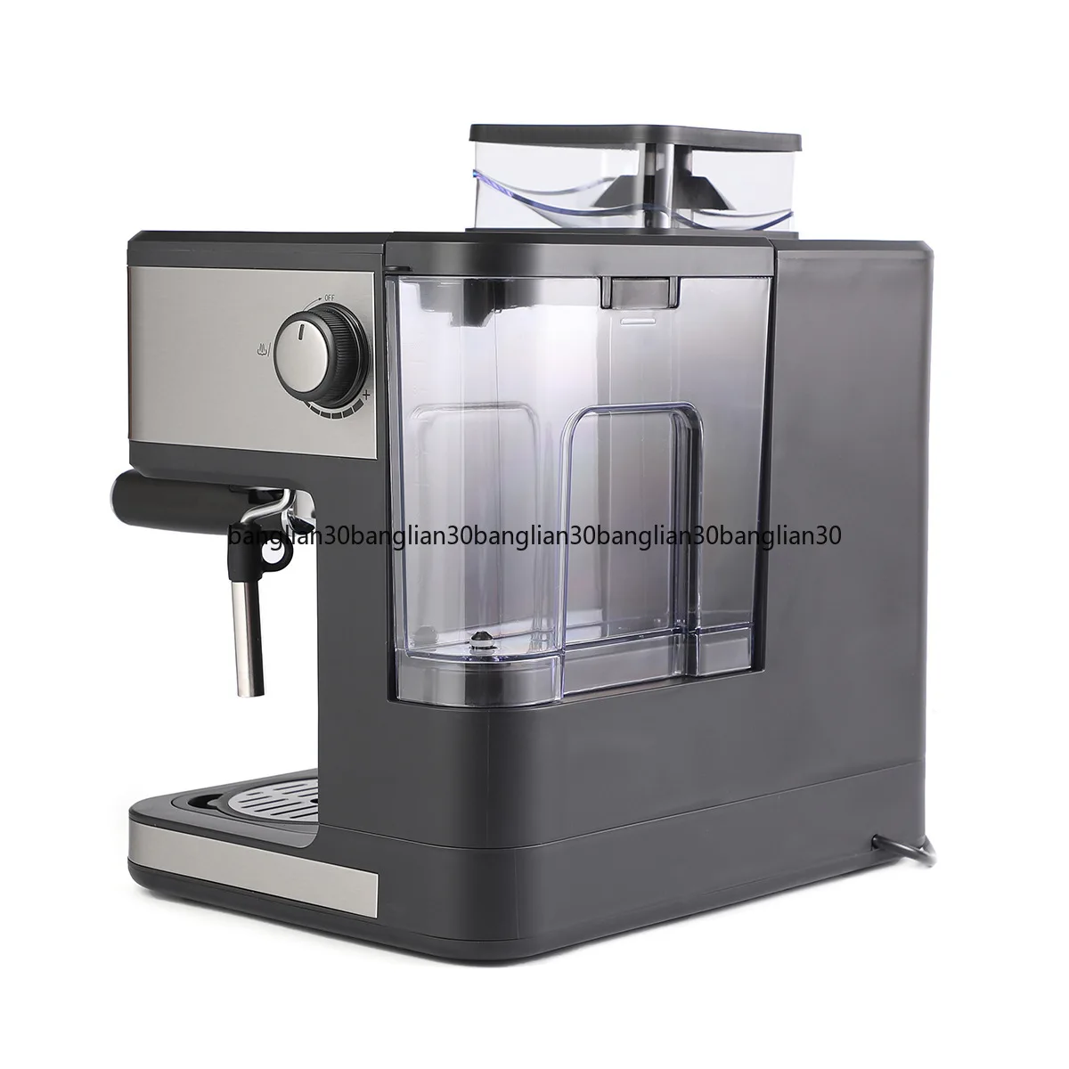 Household Grinding Integrated  Italian Semi-automatic Pump-pressed Milk Foam Coffee Machine