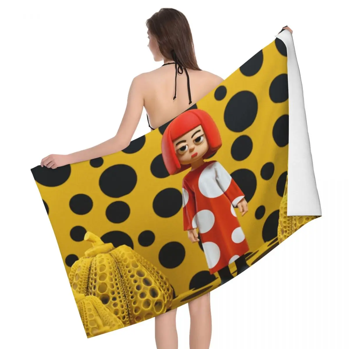 

Personalized Quick Dry Microfiber Beach Bath Towel Breathable Pumpkin Sports Bathroom Towels