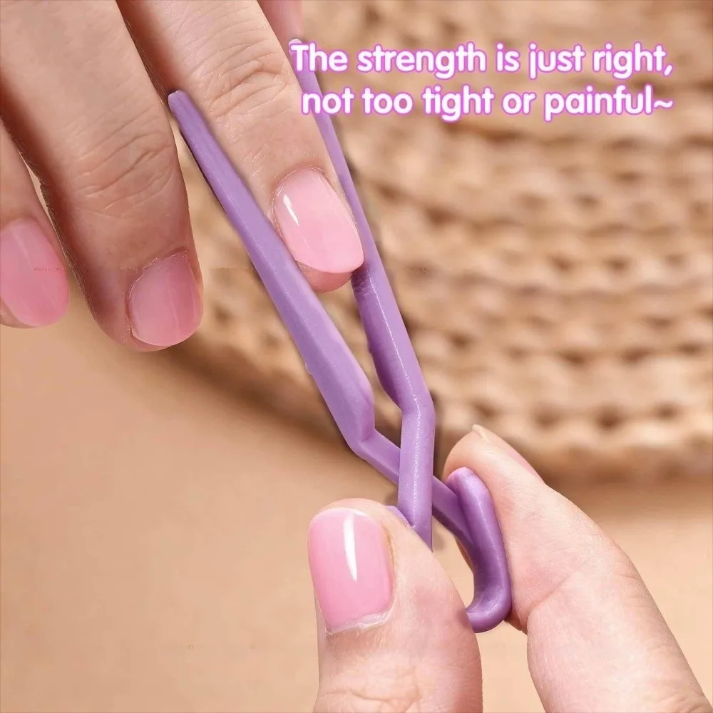 10PCS Portable Nail Oil Anti-Spill Clips Phototherapy Nail Auxiliary Shaping Cross Nail Art Positioning Clips Shaping Tool