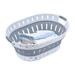 Collapsible Laundry Basket 36L Laundry Basket Folding Space Saving Hamper Clothes Organizer Portable Pop-up Hamper For Adults