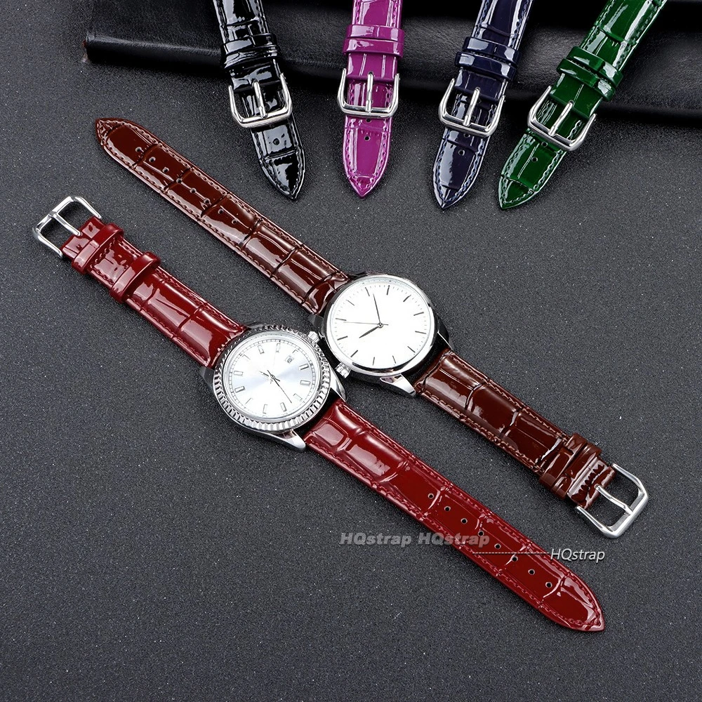 Genuine Calfskin Strap Slub Pa - Suede Strap Watch recension och pris